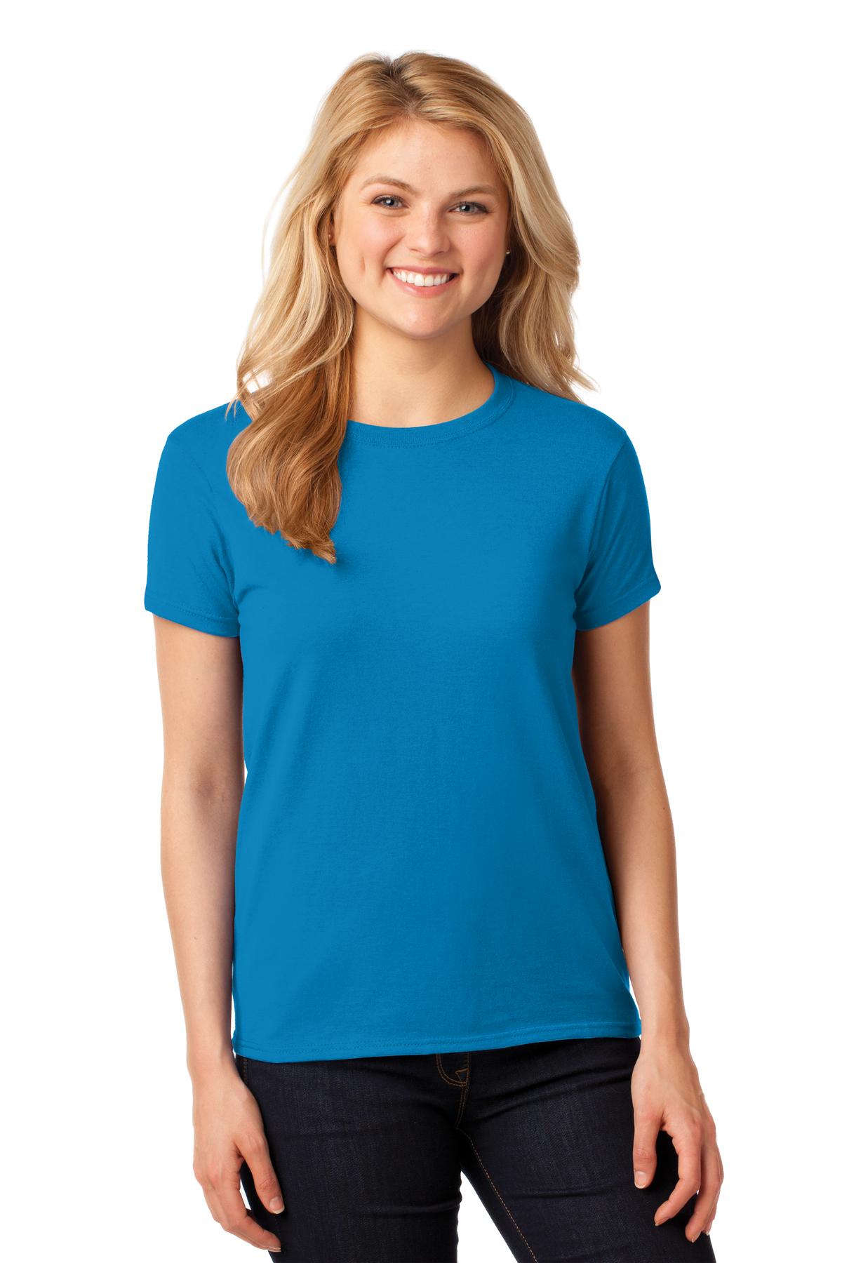 Gildan ® Women's Heavy Cotton™ 100% Cotton T-Shirt. 5000L