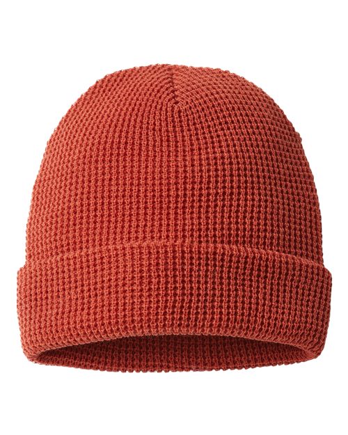 146R Waffle Cuffed Beanie