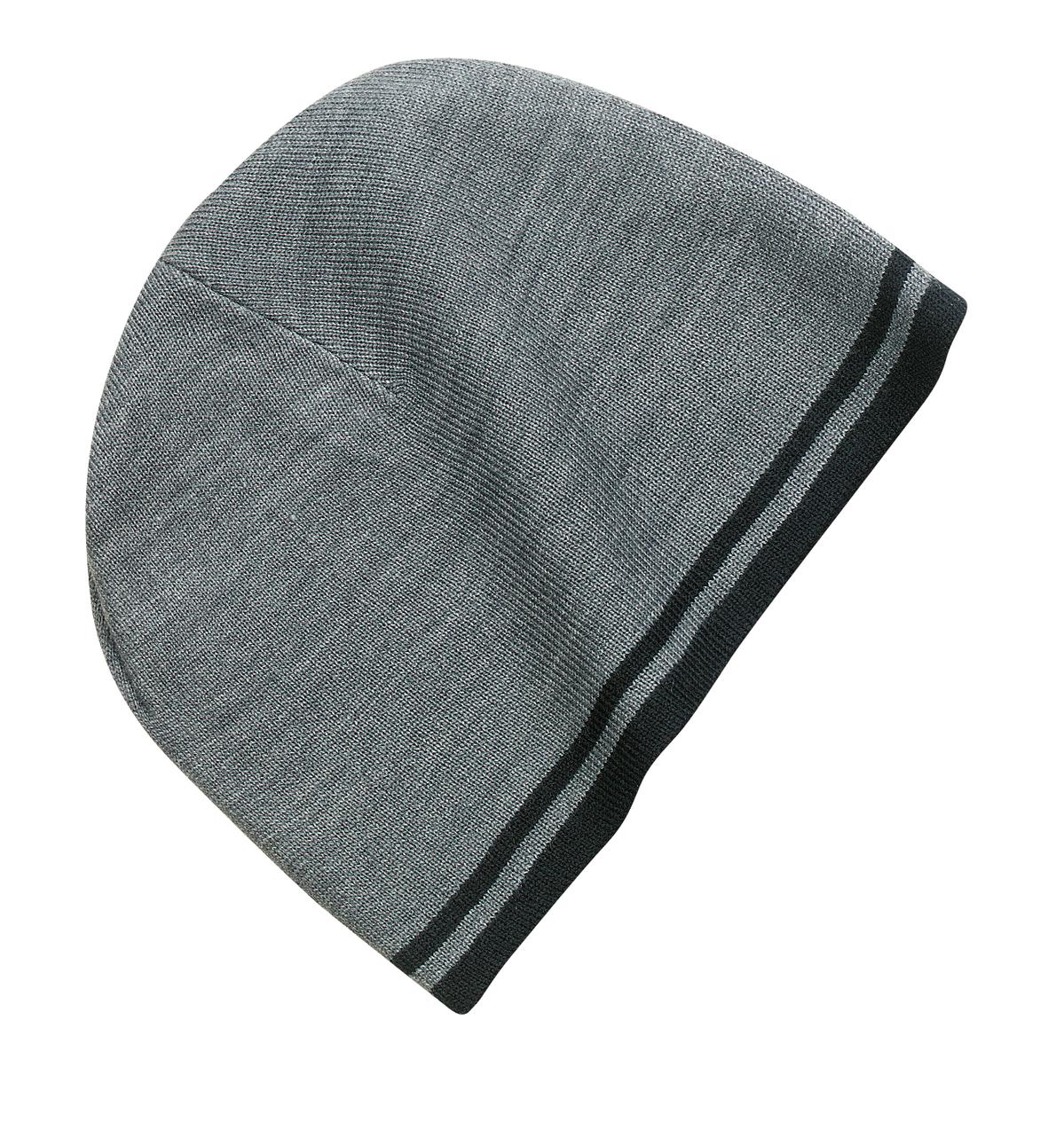 Port & Company® Fine Knit Skull Cap with Stripes. CP93