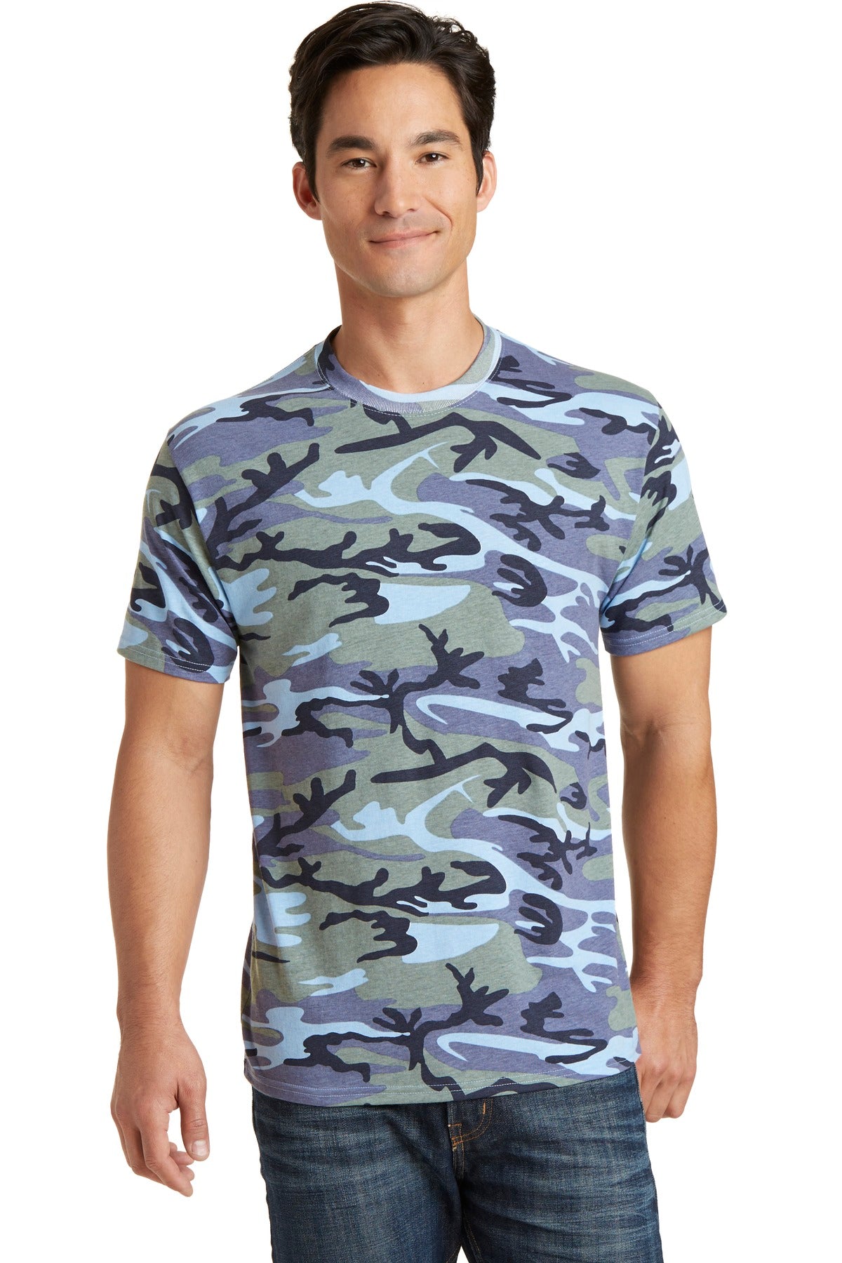 Port & Company® Core Cotton Camo Tee. PC54C
