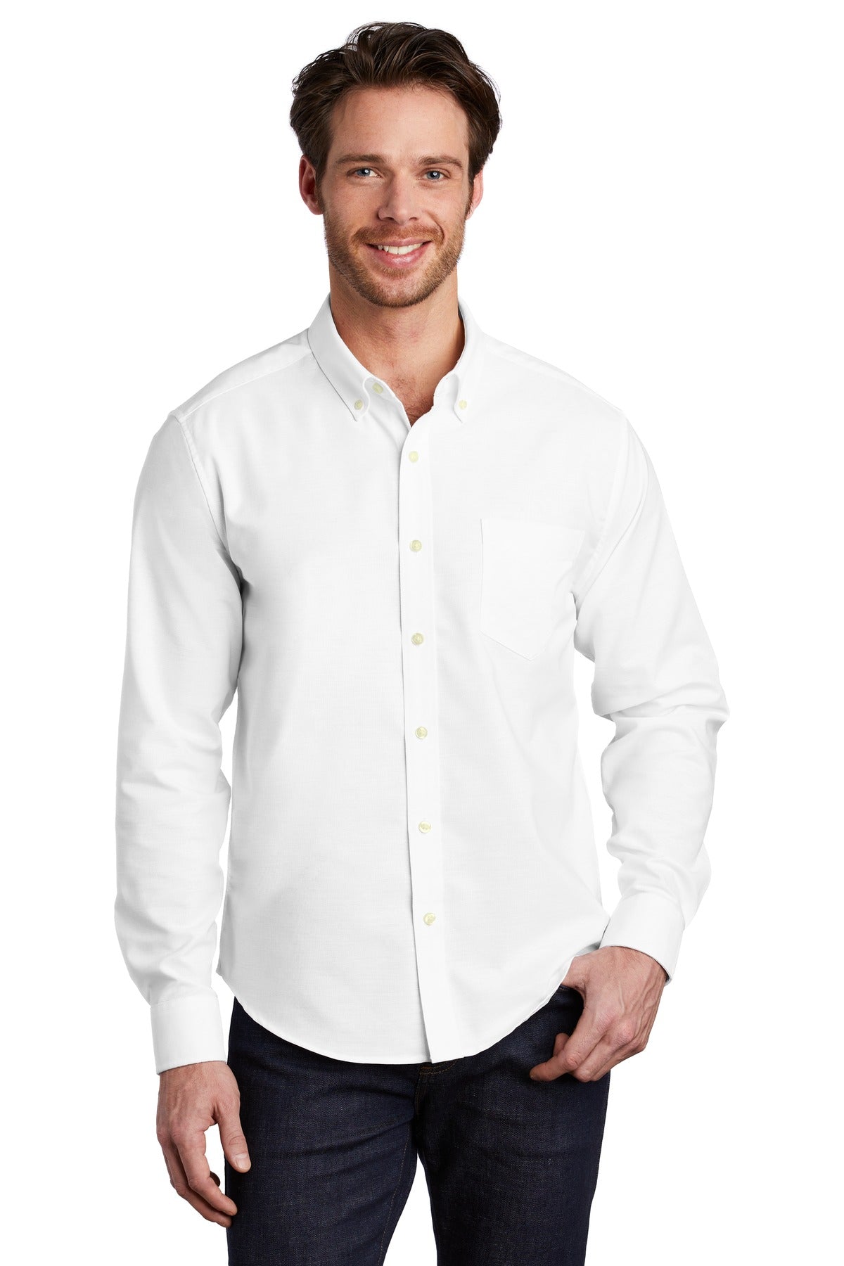 Port Authority ® Untucked Fit SuperPro ™ Oxford S651