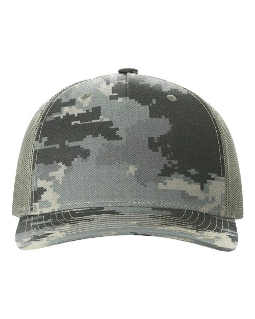 112PFP Five-Panel Printed Trucker Cap