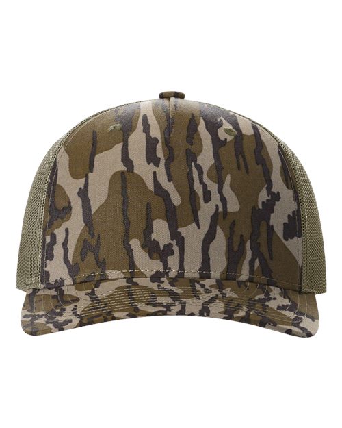 112PFP Five-Panel Printed Trucker Cap