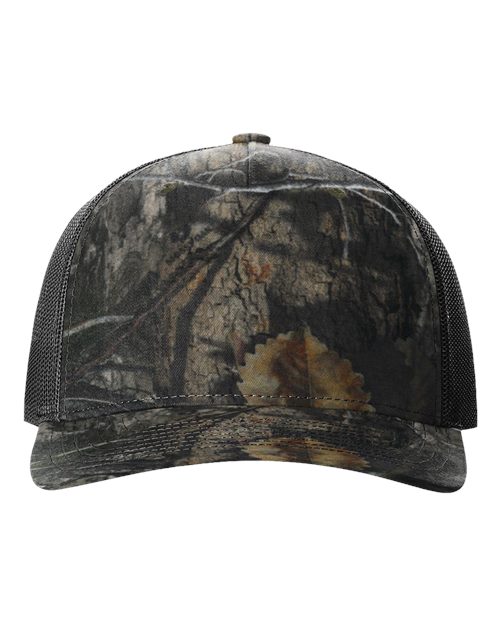 112PFP Five-Panel Printed Trucker Cap