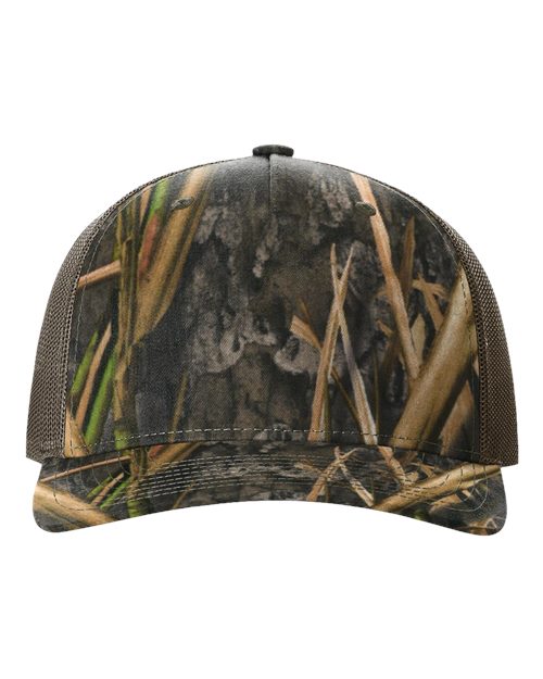 112PFP Five-Panel Printed Trucker Cap