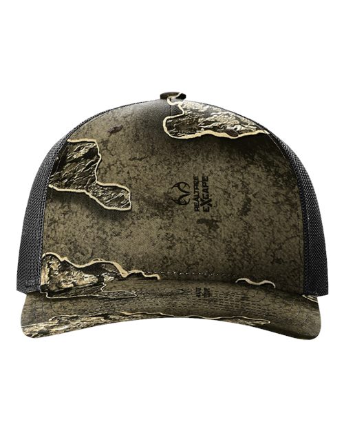 112PFP Five-Panel Printed Trucker Cap