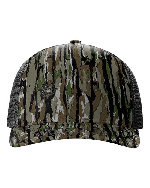 112PFP Five-Panel Printed Trucker Cap