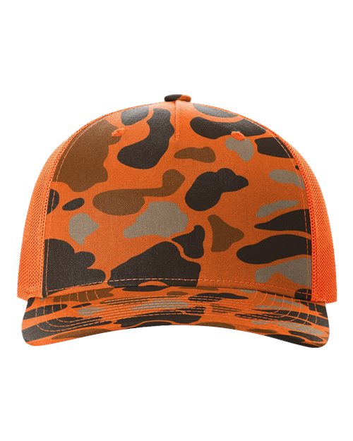 112PFP Five-Panel Printed Trucker Cap