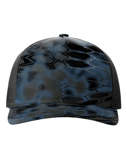 112PFP Five-Panel Printed Trucker Cap