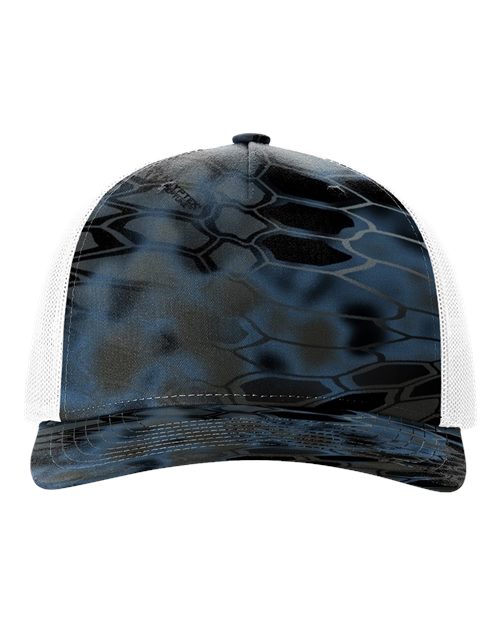 112PFP Five-Panel Printed Trucker Cap
