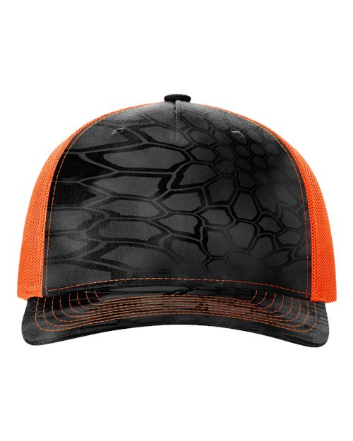 112PFP Five-Panel Printed Trucker Cap