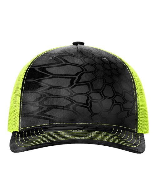112PFP Five-Panel Printed Trucker Cap