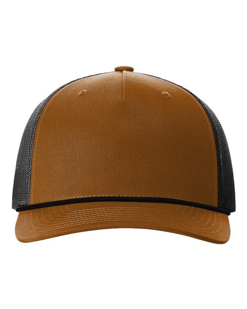 112FPR Five-Panel Trucker with Rope Cap