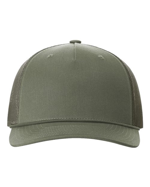 112FPR Five-Panel Trucker with Rope Cap