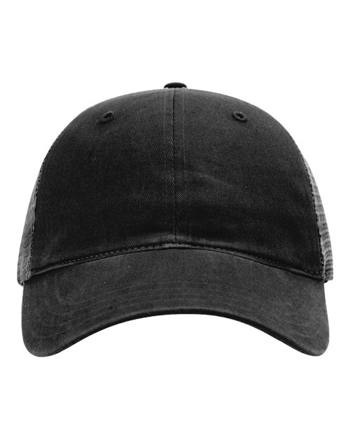 111 Garment-Washed Trucker Cap