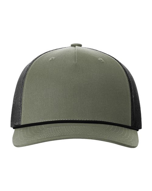 112FPR Five-Panel Trucker with Rope Cap