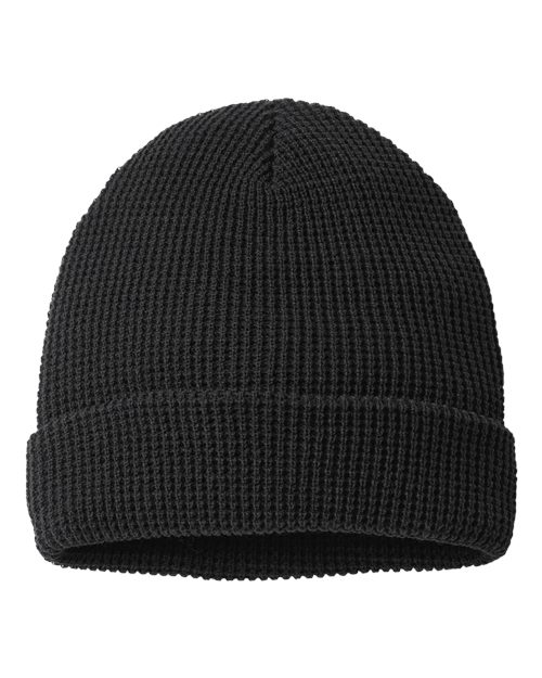 146R Waffle Cuffed Beanie