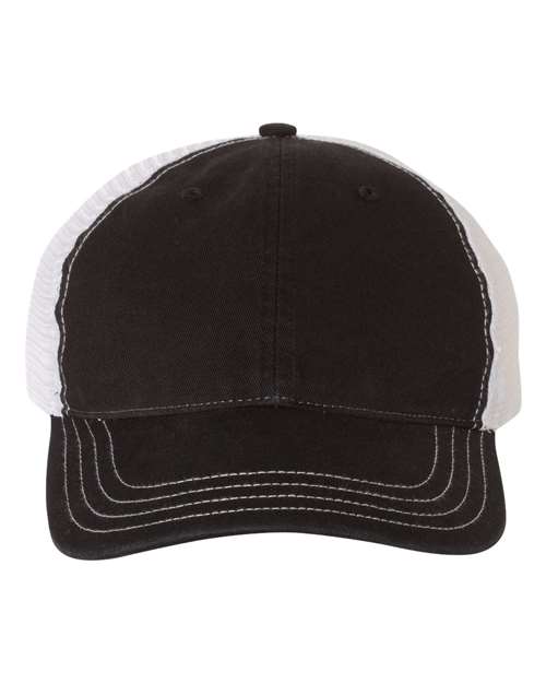 111 Garment-Washed Trucker Cap