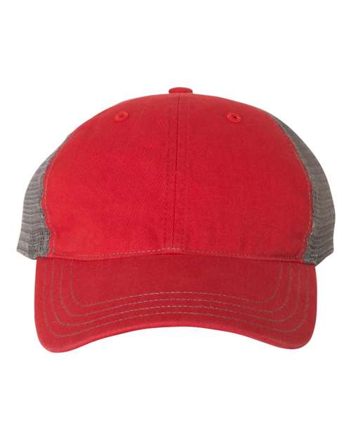111 Garment-Washed Trucker Cap