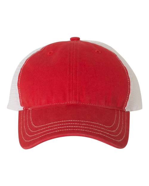 111 Garment-Washed Trucker Cap