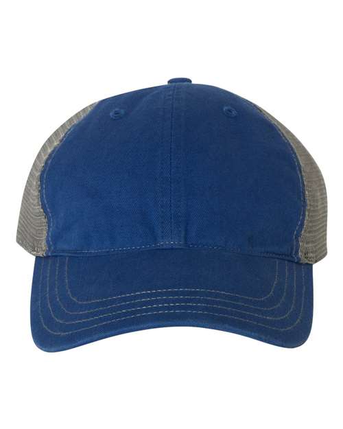 111 Garment-Washed Trucker Cap