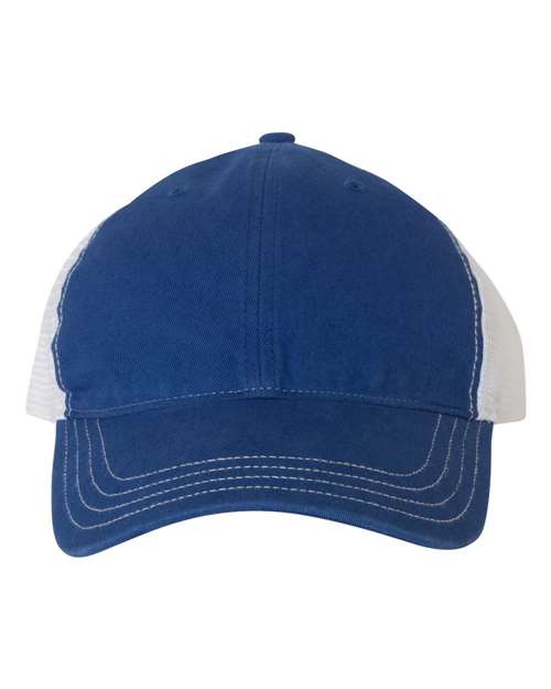 111 Garment-Washed Trucker Cap