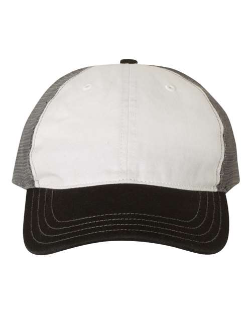 111 Garment-Washed Trucker Cap