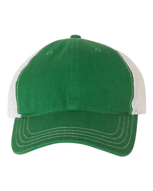 111 Garment-Washed Trucker Cap