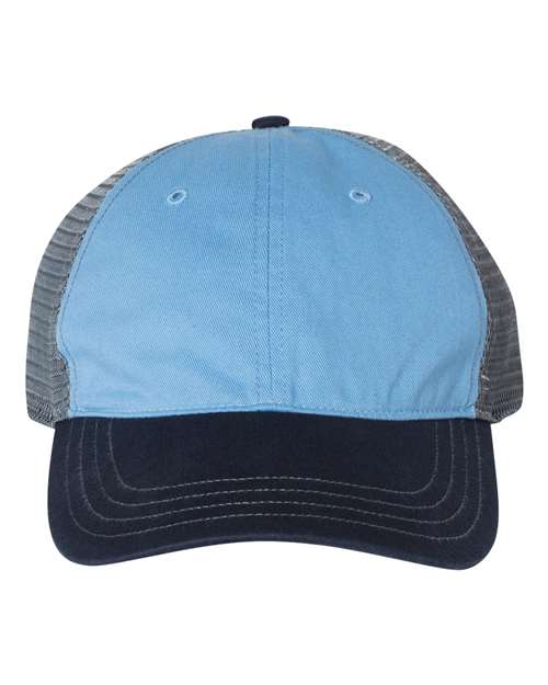 111 Garment-Washed Trucker Cap