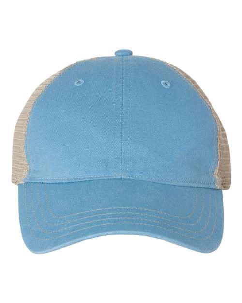 111 Garment-Washed Trucker Cap
