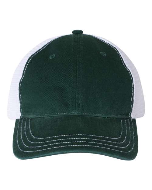 111 Garment-Washed Trucker Cap