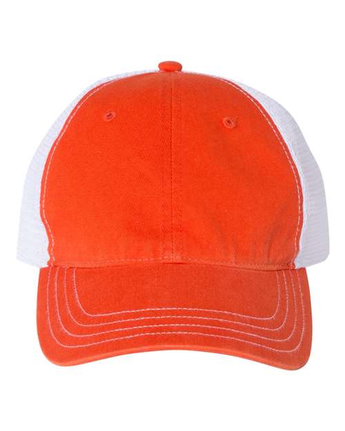 111 Garment-Washed Trucker Cap