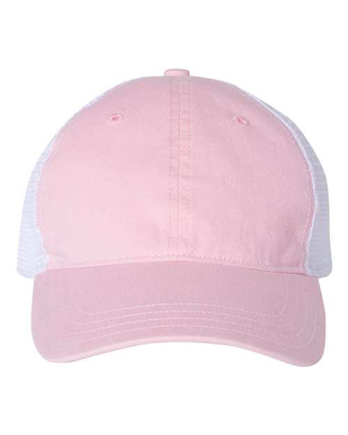 111 Garment-Washed Trucker Cap