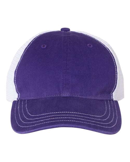 111 Garment-Washed Trucker Cap