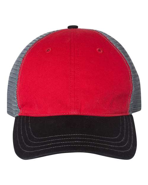 111 Garment-Washed Trucker Cap