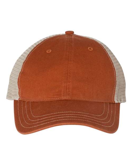 111 Garment-Washed Trucker Cap