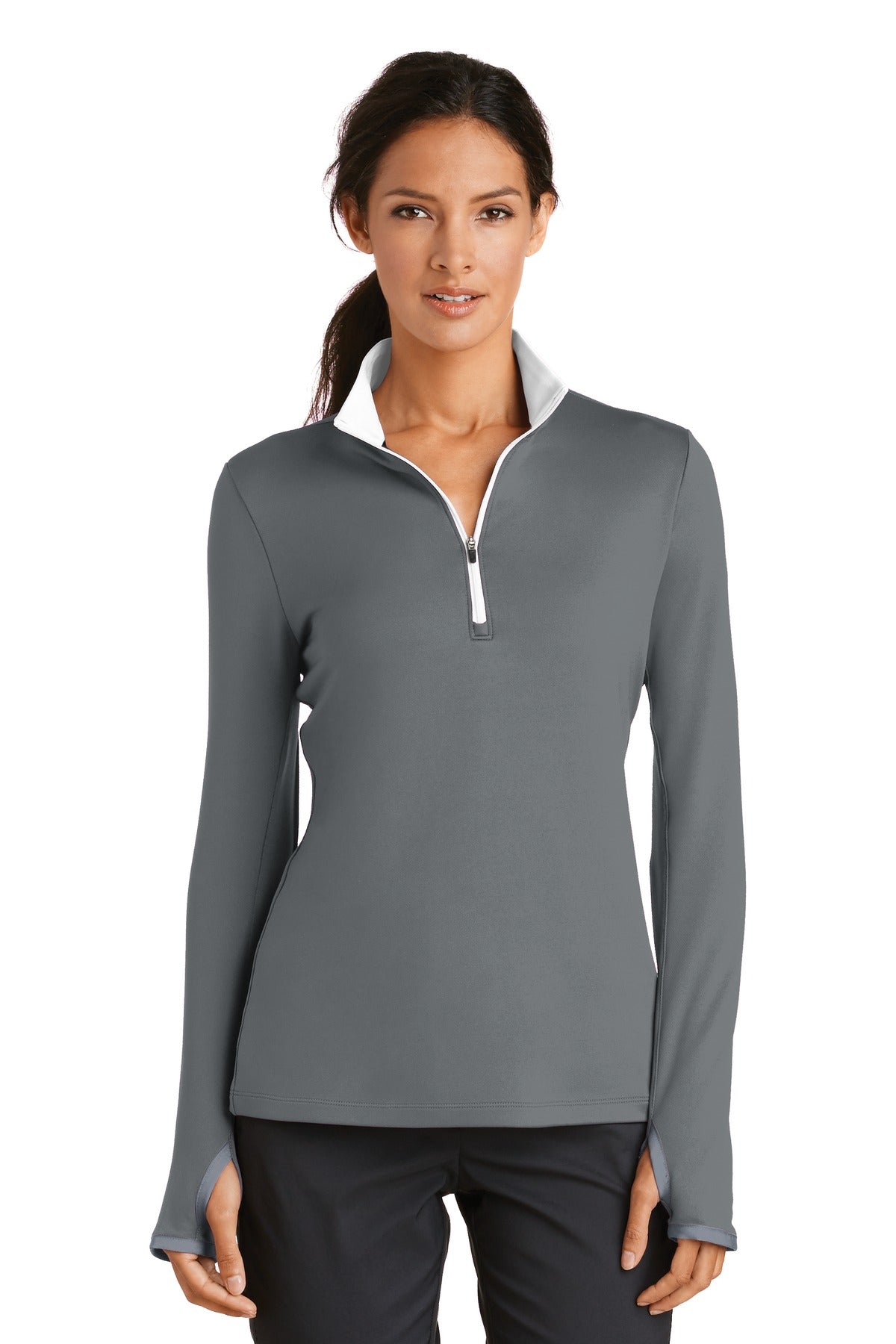 Nike Ladies Dri-FIT Stretch 1/2-Zip Cover-Up. 779796