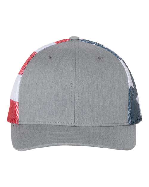 112PM Printed Mesh Trucker Cap