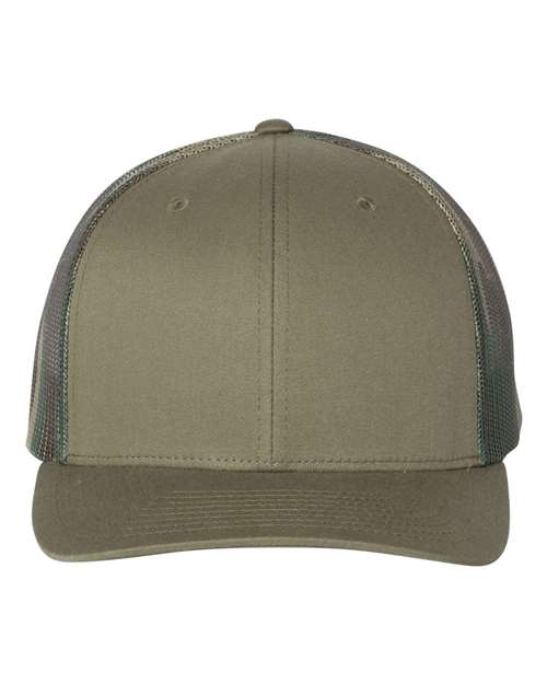 112PM Printed Mesh Trucker Cap