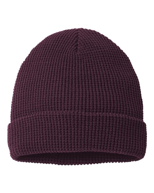 146R Waffle Cuffed Beanie