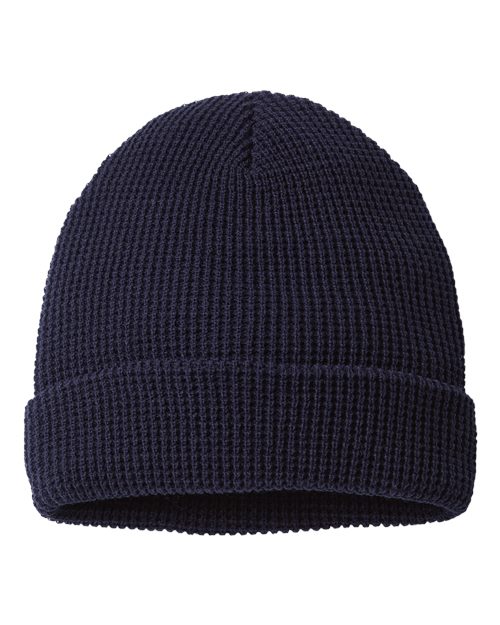 146R Waffle Cuffed Beanie