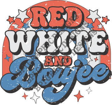 Red White & Boujee Stars