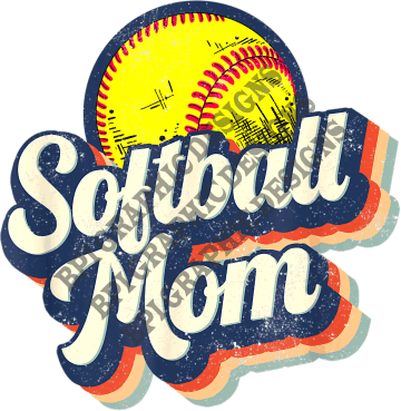 Softball Mom - Rustic