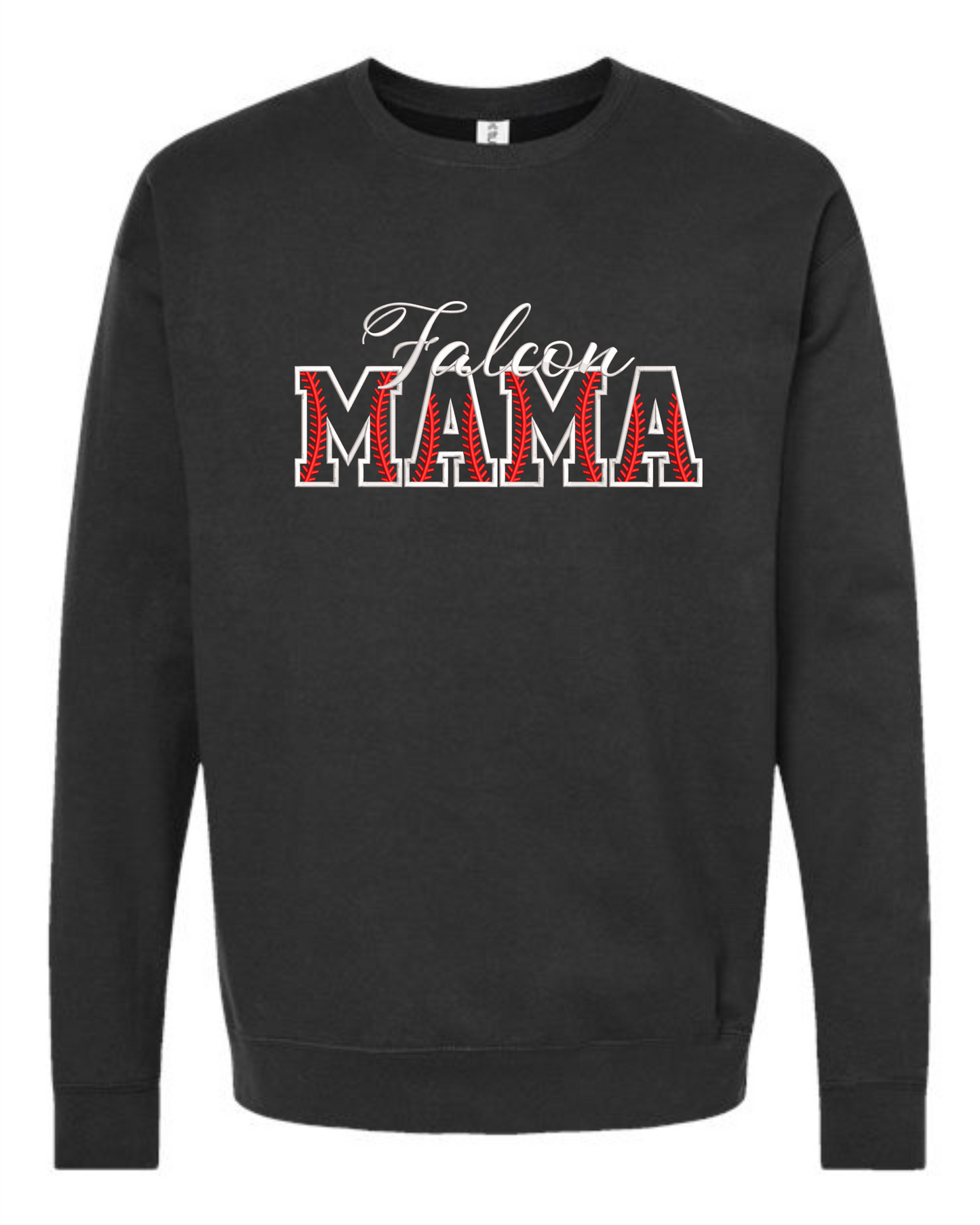Falcon Mama Baseball Stitches