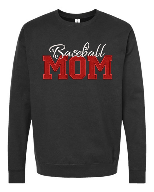 Baseball Mom with Glitter