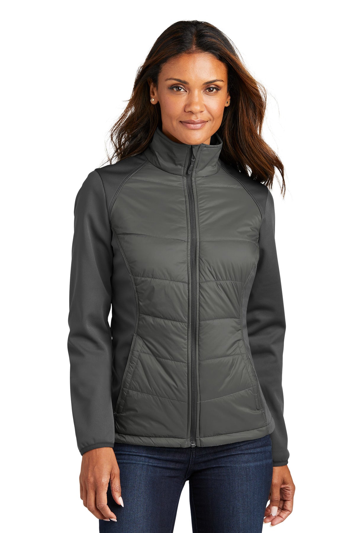 Port Authority® Ladies Hybrid Soft Shell Jacket. L787