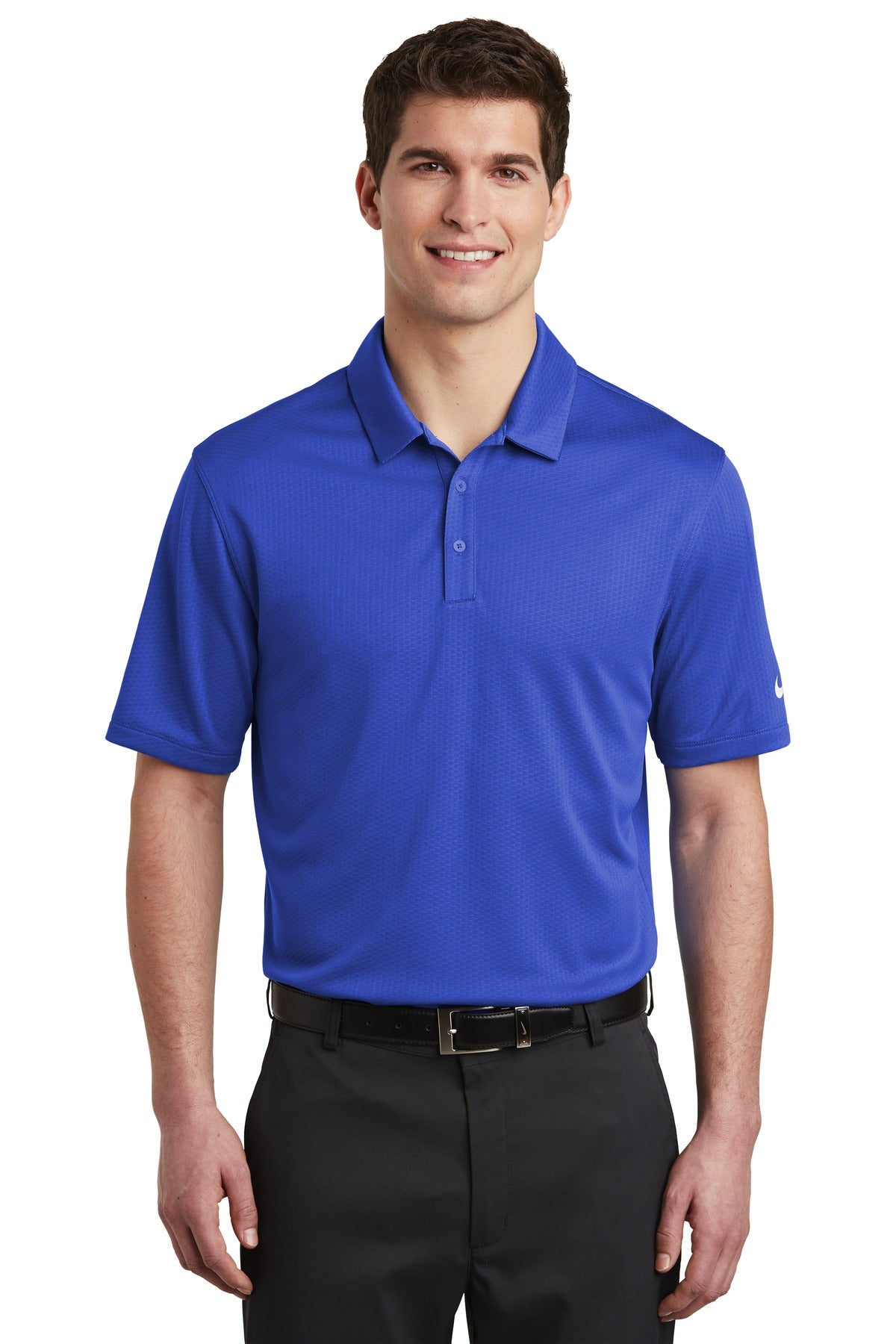 Nike Dri-FIT Hex Textured Polo. NKAH6266