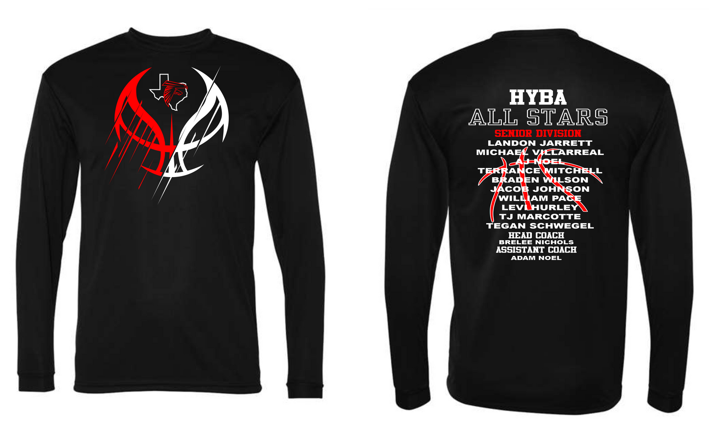 HYBA Seniors Long Sleeve T-Shirt
